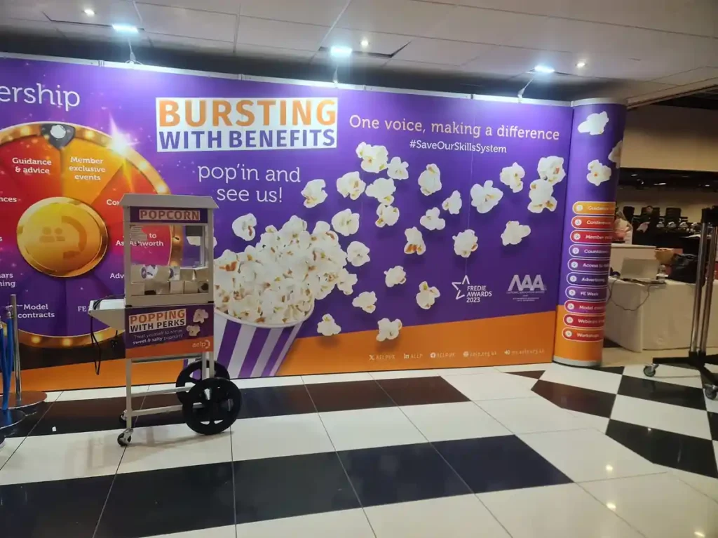 Wooden Popcorn Cart Hire